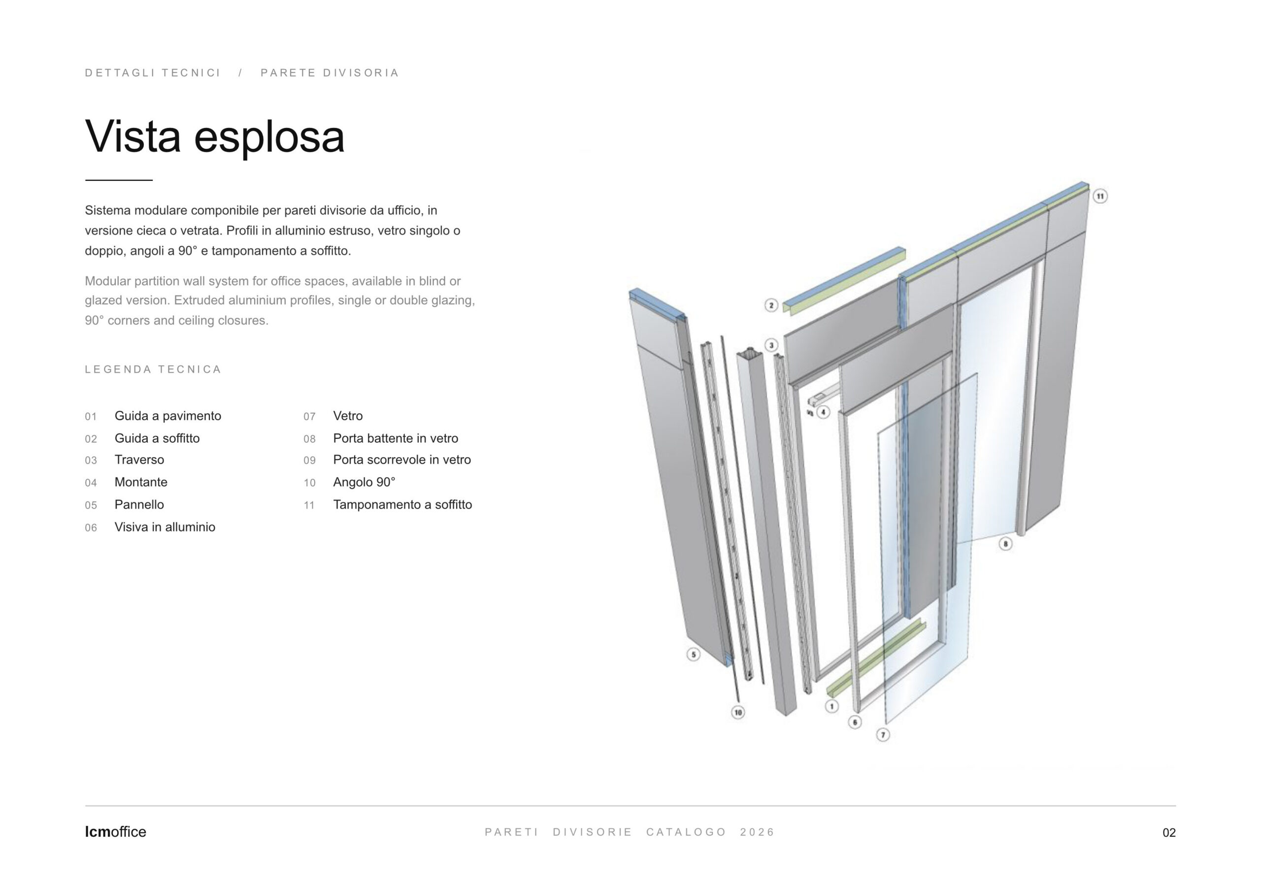 Catalogo tecnico pareti divisorie - pag. 1