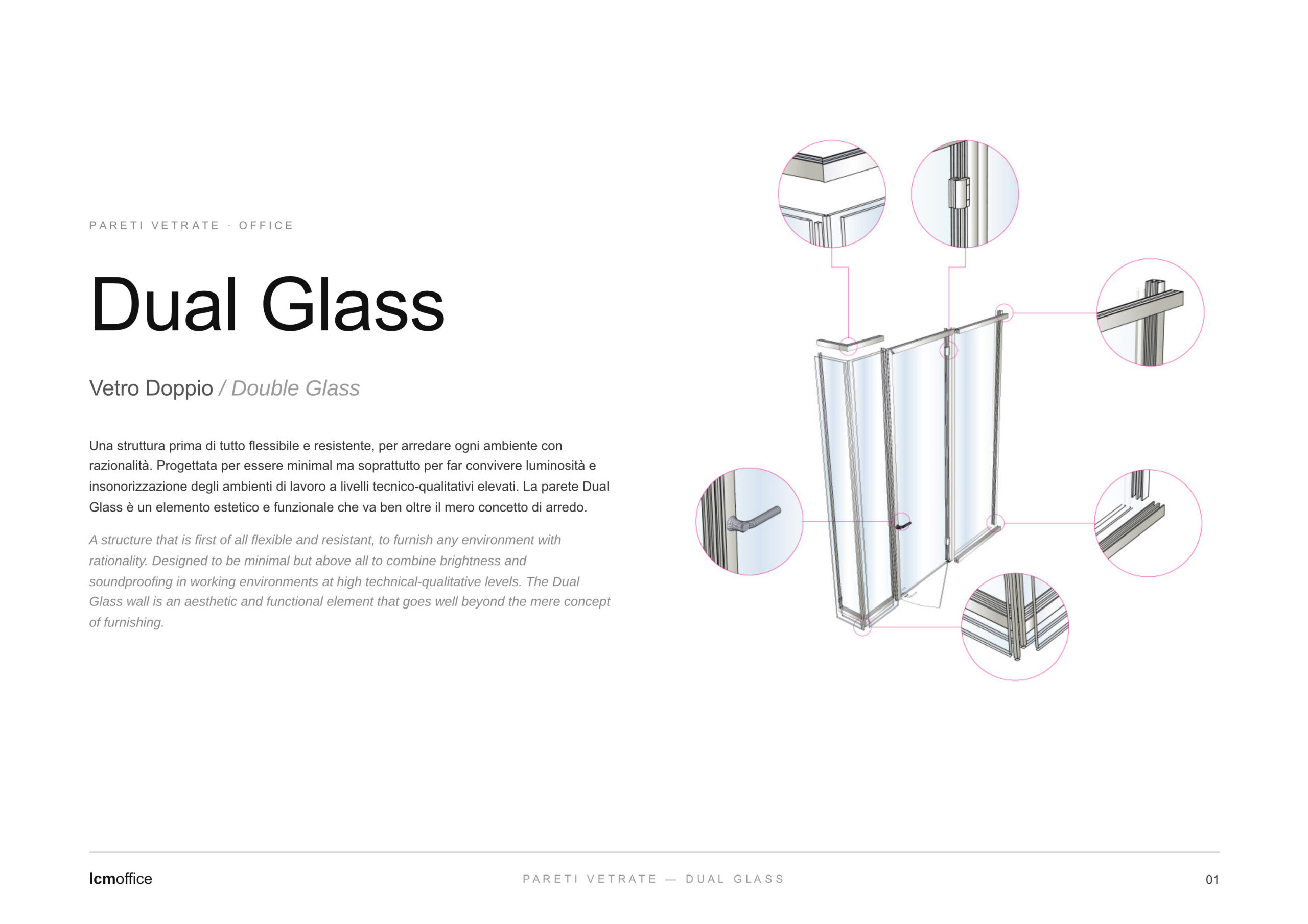 Catalogo tecnico pareti vetrate DUAL GLASS - pag. 1