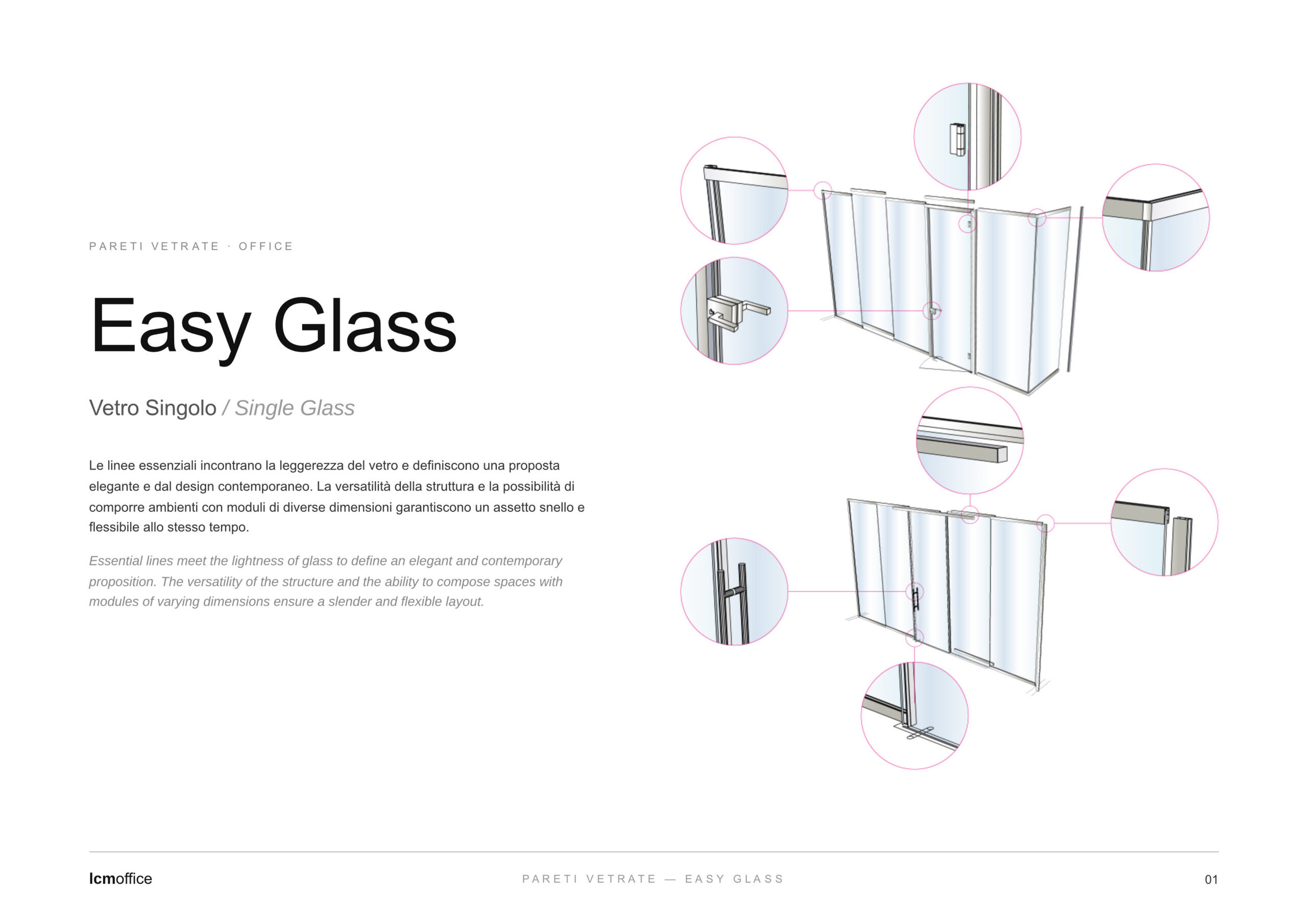 Catalogo tecnico pareti vetrate EASY GLASS - pag. 1